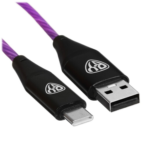 Купить Кабель круглый BY USB Type-C - USB 2.0 Type-A фиолетовый 1 м  5482267. Характеристики, отзывы и цены в Донецке