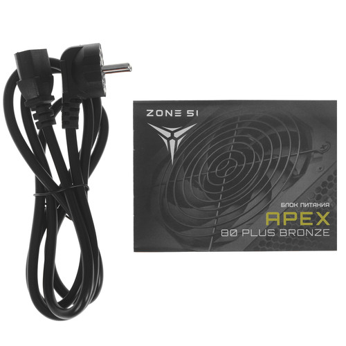 Купить Блок питания ZONE 51 Apex [Z51BRZ800BK] черный  9369559. Характеристики, отзывы и цены в Донецке