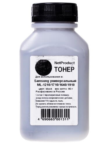 Купить Тонер NetProduct для Samsung ML-1210/1640/1710/1910 черный  1000529. Характеристики, отзывы и цены в Донецке