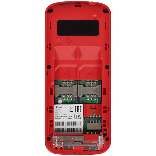 Купить Сотовый телефон Xenium X170 красный  5631898. Характеристики, отзывы и цены в Донецке
