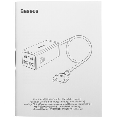 Купить Сетевое зарядное устройство Baseus GaN3 Pro Desktop 2C+2U черный  5495774. Характеристики, отзывы и цены в Донецке