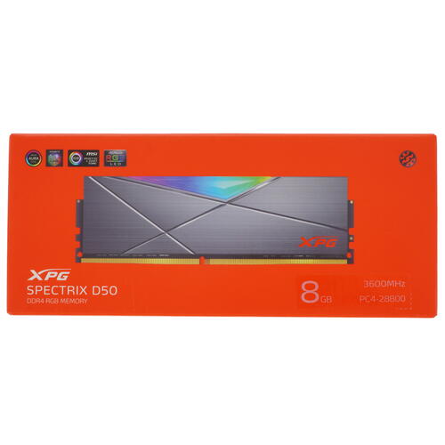 Купить Оперативная память ADATA XPG SPECTRIX D50 RGB [AX4U36008G18I-ST50] 8 ГБ  5031020. Характеристики, отзывы и цены в Донецке