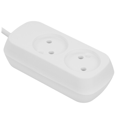 Купить Удлинитель Cadena CDM U2-2x1-3m-W белый  9188068. Характеристики, отзывы и цены в Донецке