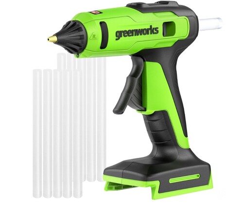 Купить Клеевой пистолет Greenworks G24GLG 24V , Без ЗУ, Без АКБ  9305467. Характеристики, отзывы и цены в Донецке
