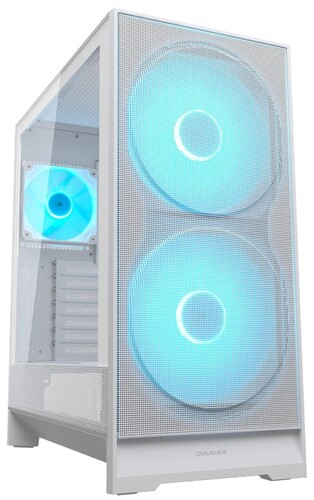 Купить Корпус Cougar Airface 180 RGB [Airface 180 RGB White] белый  5613796. Характеристики, отзывы и цены в Донецке