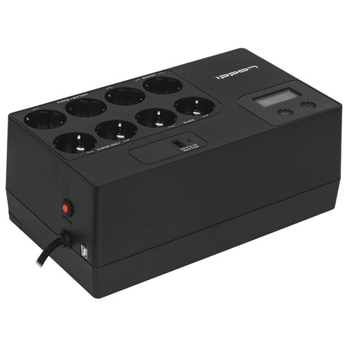 Купить ИБП Ippon Kirpich 650  9206241. Характеристики, отзывы и цены в Донецке