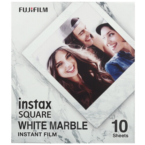 Купить Картридж для моментальной печати Fujifilm Instax Square White Marble  5632731. Характеристики, отзывы и цены в Донецке