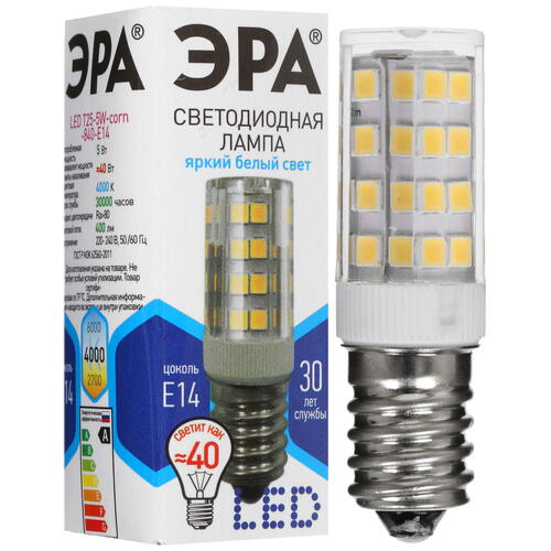 Купить Лампа светодиодная ЭРА LED E14/Т25/5w/840  4731360. Характеристики, отзывы и цены в Донецке