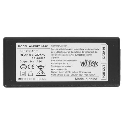 Купить Инжектор PoE WI-Tek WI-POE51-24V  5062798. Характеристики, отзывы и цены в Донецке