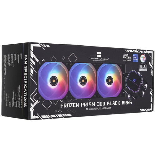 Купить Система охлаждения Thermalright Frozen Prism 360 ARGB черная  5615686. Характеристики, отзывы и цены в Донецке