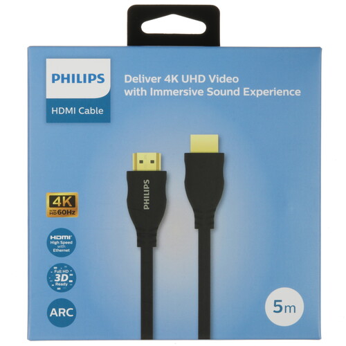 Купить Кабель  Philips HDMI - HDMI, 5 м  5492607. Характеристики, отзывы и цены в Донецке