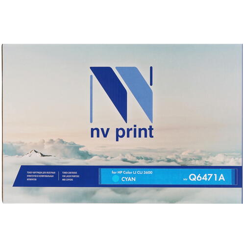 Купить Картридж лазерный NV Print Q6471A голубой, с чипом  7974185. Характеристики, отзывы и цены в Донецке