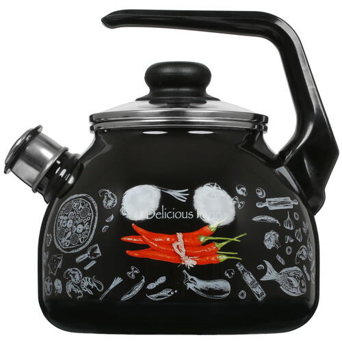 Купить Чайник для плиты Appetite Chilli черный  5002190. Характеристики, отзывы и цены в Донецке