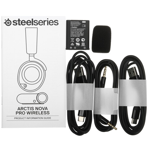 Купить Беспроводные/проводные наушники SteelSeries Arctis Nova Pro for PS черный 2022  5494518. Характеристики, отзывы и цены в Донецке
