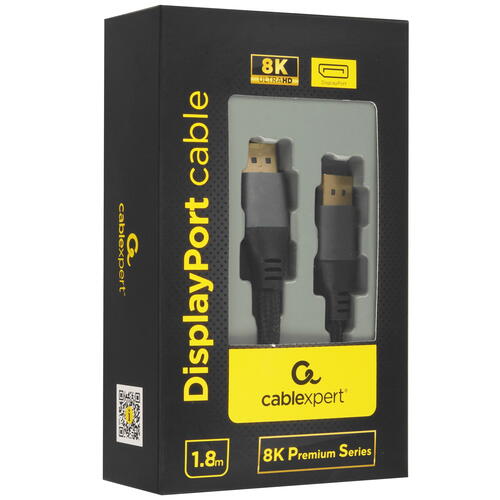 Купить Кабель  Cablexpert DisplayPort - DisplayPort, 1.8 м  5452086. Характеристики, отзывы и цены в Донецке