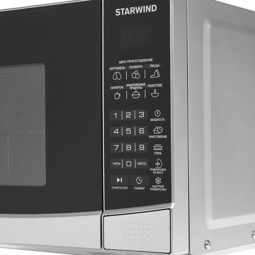 Купить Микроволновая печь Starwind SMW2820 серебристый  8190988. Характеристики, отзывы и цены в Донецке