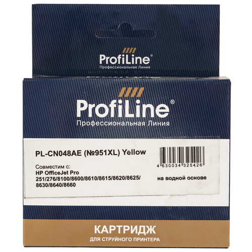 Купить Картридж ProfiLine PL-CN048AE (№951XL) желтый  9129095. Характеристики, отзывы и цены в Донецке