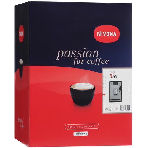 Купить Кофемашина автоматическая Nivona CafeRomatica NICR 555 серый  5445658. Характеристики, отзывы и цены в Донецке