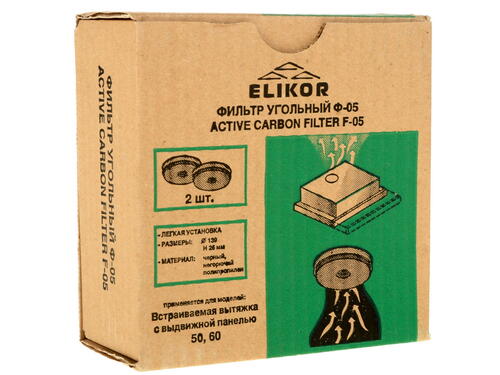 Купить Фильтр угольный Elikor Ф-05  0176293. Характеристики, отзывы и цены в Донецке