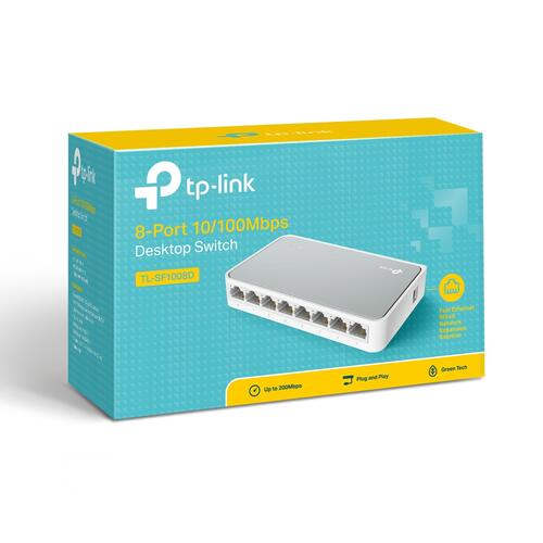 Купить Коммутатор TP-Link TL-SF1008D  0501362. Характеристики, отзывы и цены в Донецке
