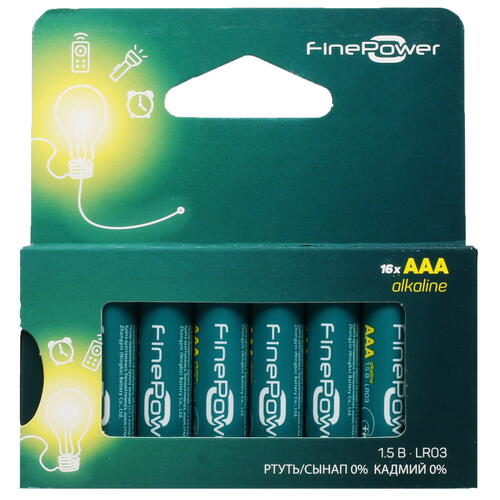 Купить Батарейка FinePower AAA / AAA (LR03/FR03)  5090036. Характеристики, отзывы и цены в Донецке