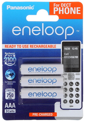 Купить Аккумулятор Panasonic Eneloop BK-4MCCE/3DE 750 мА*ч  1259456. Характеристики, отзывы и цены в Донецке