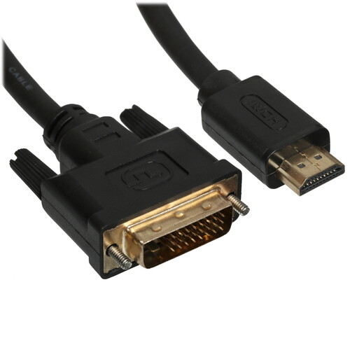 Купить Кабель однонаправленный TV-COM HDMI - DVI-D, 2 м  5471632. Характеристики, отзывы и цены в Донецке