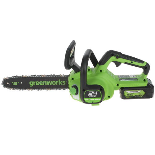 Купить Аккумуляторная цепная пила GreenWorks GD24CS30K4  24V  5081477. Характеристики, отзывы и цены в Донецке