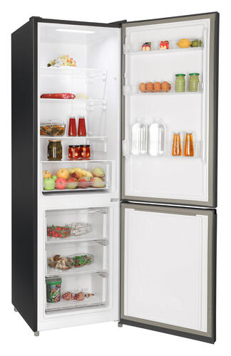 Купить Холодильник с морозильником  Nordfrost RFC 390D NFXd черный  9069207. Характеристики, отзывы и цены в Донецке