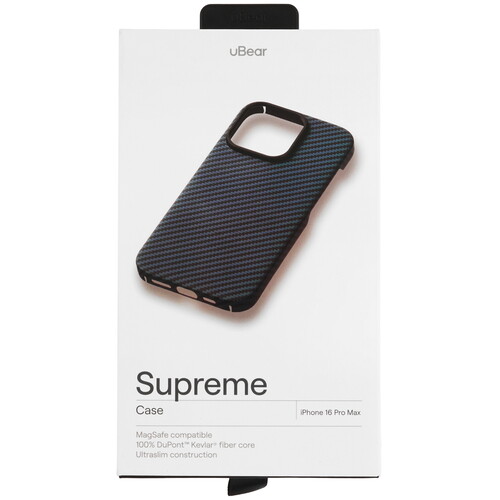 Купить Накладка  uBear Supreme Case для Apple iPhone 16 Pro Max синий/черный  5474410. Характеристики, отзывы и цены в Донецке