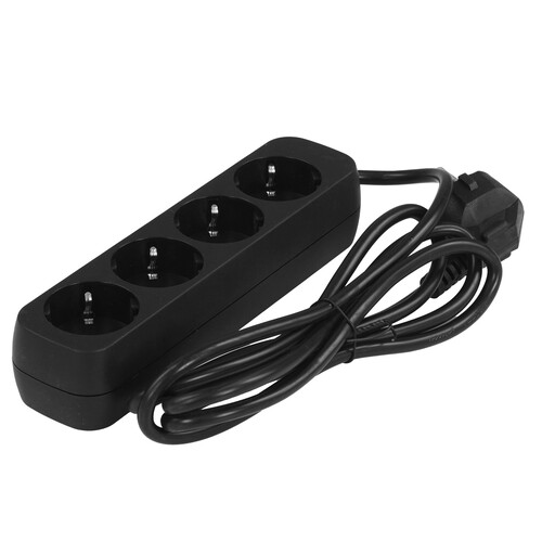 Купить Удлинитель Defender M418 черный  9204467. Характеристики, отзывы и цены в Донецке