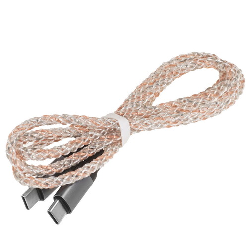 Купить Кабель плоский Hoco USB Type-C - USB Type-C серый 1 м  9244493. Характеристики, отзывы и цены в Донецке