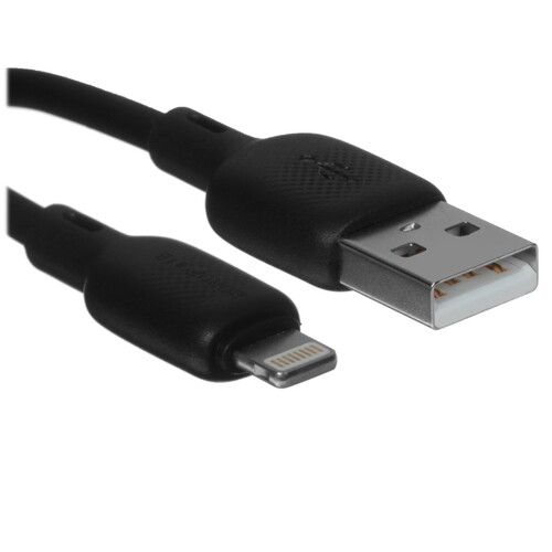 Купить Кабель круглый Borofone Lightning 8-pin - USB 2.0 Type-A черный 1 м  9244381. Характеристики, отзывы и цены в Донецке