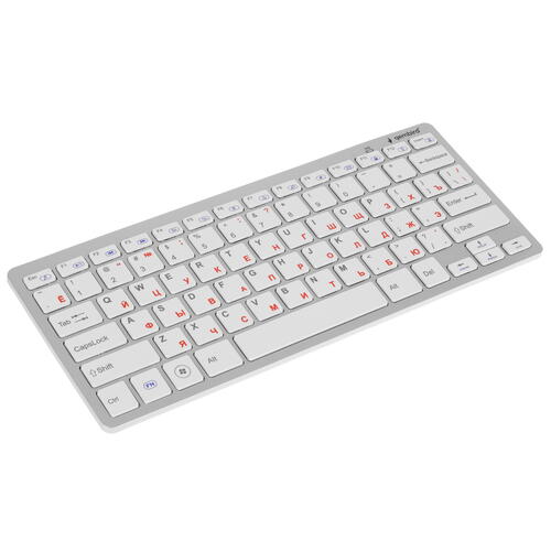 Купить Клавиатура+мышь беспроводная   Gembird KBS-7001 серебристый  5020205. Характеристики, отзывы и цены в Донецке