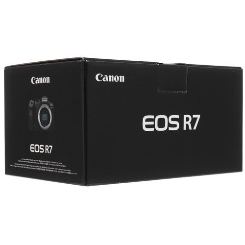 Купить Беззеркальный фотоаппарат Canon EOS R7 Body черный  5063974. Характеристики, отзывы и цены в Донецке