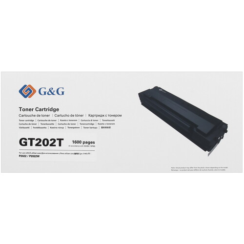 Купить Тонер-картридж лазерный G&G GT202T черный  5606119. Характеристики, отзывы и цены в Донецке