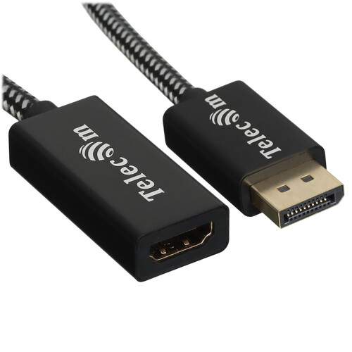 Купить Кабель однонаправленный Telecom DisplayPort - HDMI, 0.2 м  5471610. Характеристики, отзывы и цены в Донецке