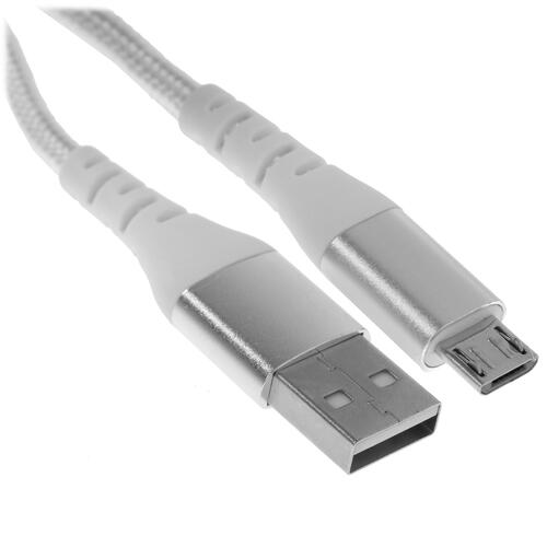 Купить Кабель круглый DEXP micro USB - USB 2.0 Type-A белый 1 м  4834150. Характеристики, отзывы и цены в Донецке