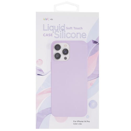 Купить Накладка  VLP Liquid Silicone Case для Apple iPhone 14 Pro сиреневый  5069650. Характеристики, отзывы и цены в Донецке