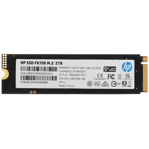 Купить 2000 ГБ M.2 NVMe накопитель HP FX700  5453681. Характеристики, отзывы и цены в Донецке