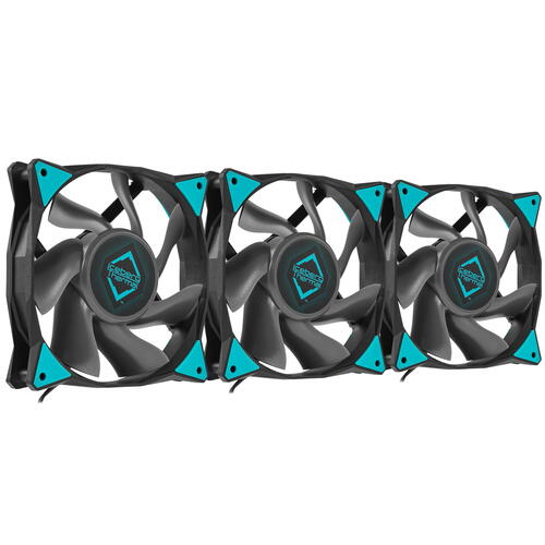Купить Комплект вентиляторов Iceberg Thermal IceGALE 120mm [IceGALE120mmBLACK3P]  5365656. Характеристики, отзывы и цены в Донецке