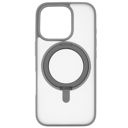 Купить Накладка  uBear Clip 360 Mag Case для Apple iPhone 16 Pro серый/прозрачный  5474381. Характеристики, отзывы и цены в Донецке