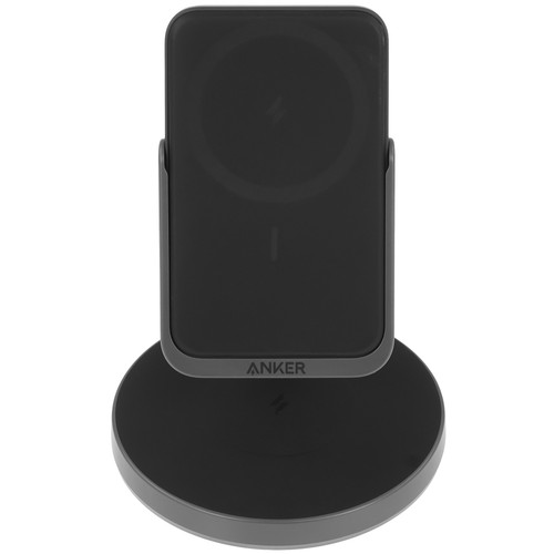 Купить Беспроводное зарядное устройство Anker 2-in-1 PowerWave Mag-Go Stand черный  5450843. Характеристики, отзывы и цены в Донецке