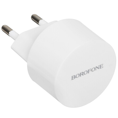 Купить Сетевое зарядное устройство Borofone BA23A белый  5474752. Характеристики, отзывы и цены в Донецке