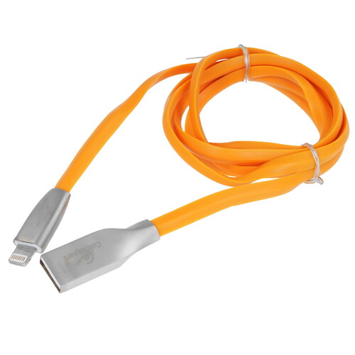 Купить Кабель круглый Cablexpert Lightning 8-pin - USB 2.0 Type-A оранжевый 1 м  5485450. Характеристики, отзывы и цены в Донецке