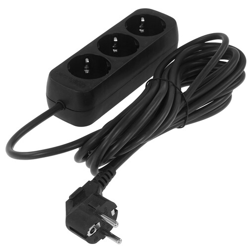 Купить Удлинитель Defender M350 черный  9204466. Характеристики, отзывы и цены в Донецке