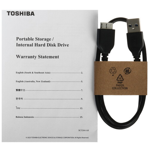 Купить 2 ТБ Внешний HDD Toshiba Canvio Advance  5602882. Характеристики, отзывы и цены в Донецке