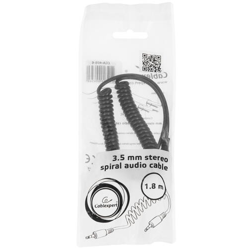 Купить Кабель   Cablexpert 3.5 mm jack - 3.5 mm jack черный  5452316. Характеристики, отзывы и цены в Донецке