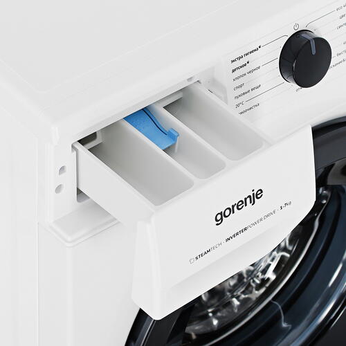 Купить Стиральная машина Gorenje W1NHPI72SCSIRV белый + бак  5370769. Характеристики, отзывы и цены в Донецке