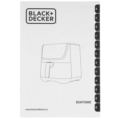 Купить Аэрогриль Black+Decker BXAF5500E черный  9056311. Характеристики, отзывы и цены в Донецке